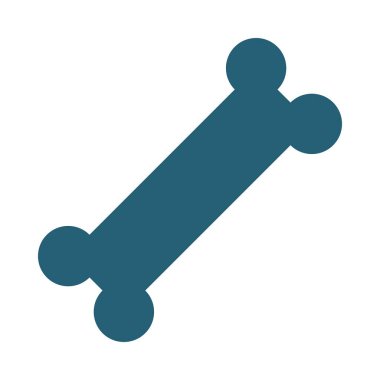 Kişisel ve Ticari Kullanım İçin Kemik Kabartması İki Renk Simgesi