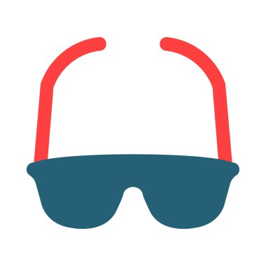 Kişisel ve ticari kullanım için Güneş Gözlüğü Sembolü İki Renk Simgesi