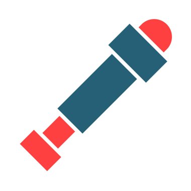 Kişisel ve ticari kullanım için Spyglass Glyph İki Renk Simgesi