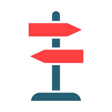 Kişisel ve Ticari Kullanım İçin İmza Grafiği İki Renk Simgesi