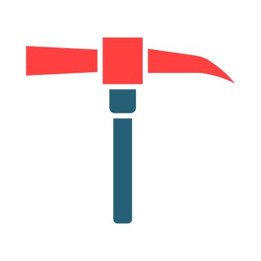 Kişisel ve ticari kullanım için Mattock Kabartma İki Renk Simgesi Seç