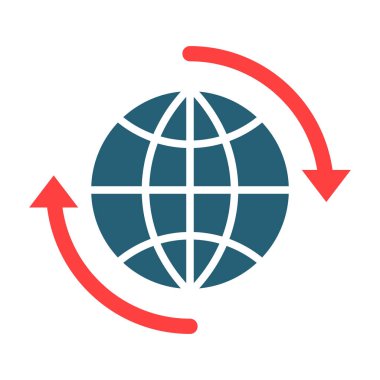 Kişisel ve Ticari Kullanım İçin Jeoloji Sembolü İki Renk Simgesi