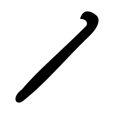 Kişisel ve ticari kullanım için tığ işi taşıyıcı kabartma simgesi