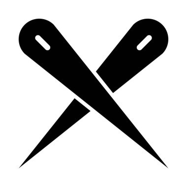 Kişisel ve Ticari Kullanım İçin İğne Vektör Kabartma Simgesi