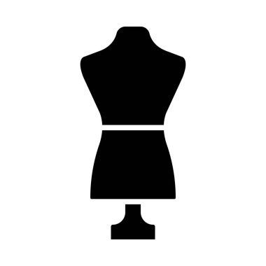 Kişisel ve Ticari Kullanım İçin Manken Vektörü Glyph Simgesi