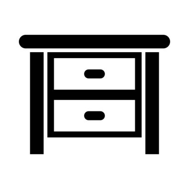 Kişisel ve Ticari Kullanım İçin Çekmece Vektörü Kabartma Simgesi