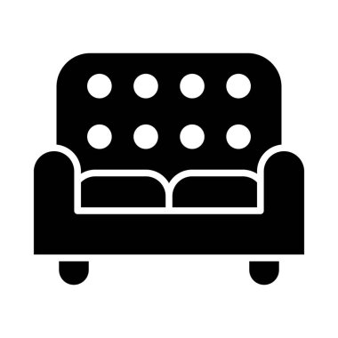 Kişisel ve Ticari Kullanım için Kanepe Vektörü Kabartma Simgesi