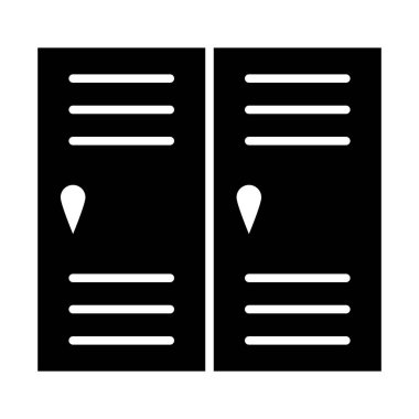 Kişisel ve ticari kullanım için dolap vektörü kabartma simgesi