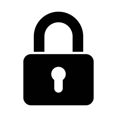 Kişisel ve Ticari Kullanım için Vektör Kabartma Simgesini Kilitle