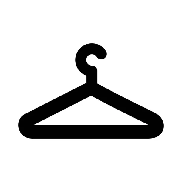 Hanger Vector Glyph Icon Personal Commercial Use — Stock Vector