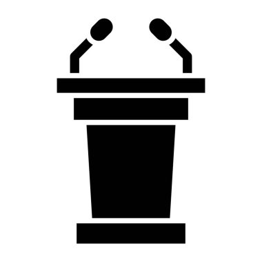 Kişisel ve ticari kullanım için Lectern Vektör Kabartma Simgesi