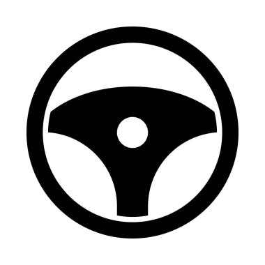 Kişisel ve ticari kullanım için Direksiyon Vektörü Glyph Simgesi