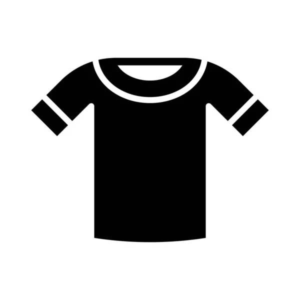 個人的および商業的使用のためのシャツベクトルグリフアイコン — ストックベクタ