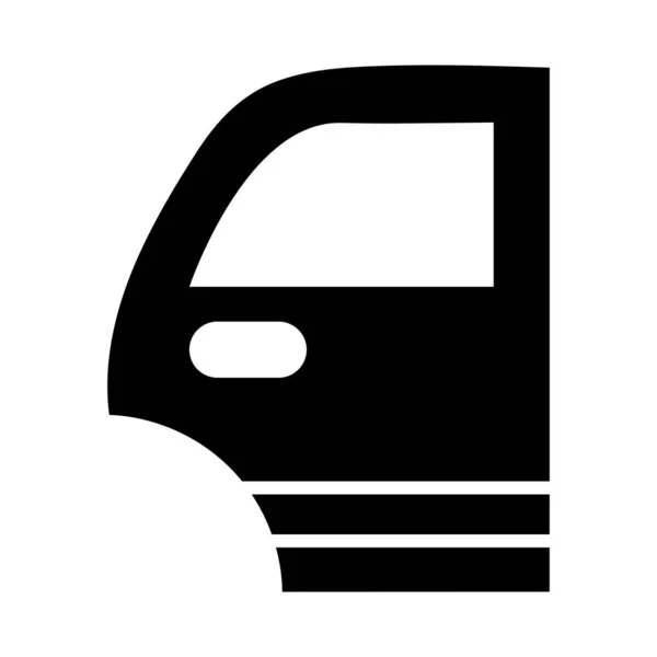Autotür Vector Glyph Icon Für Den Persönlichen Und Gewerblichen Gebrauch — Stockvektor