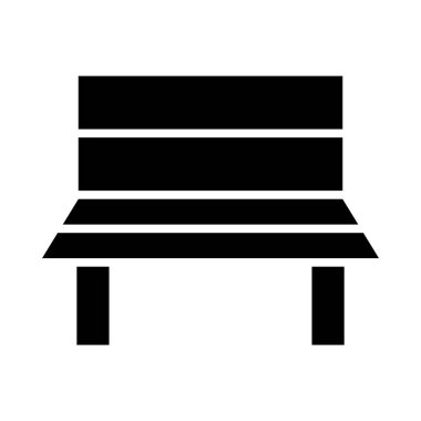 Kişisel ve ticari kullanım için Bench Vektör Kabartma Simgesi