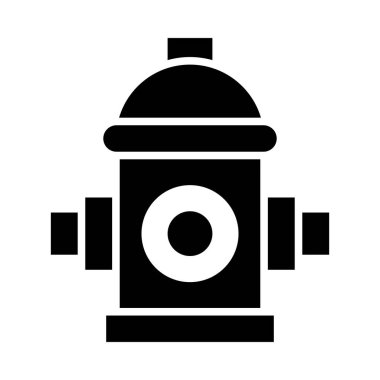 Kişisel ve ticari kullanım için Yangın Hidranı Vektör Simgesi Simgesi