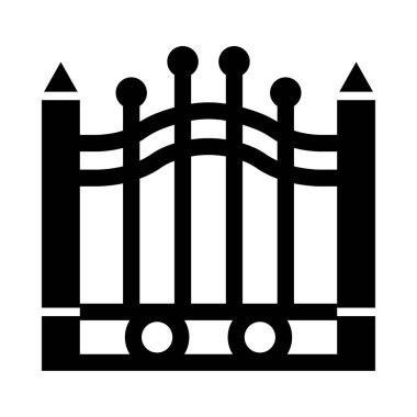 Kişisel ve Ticari Kullanım için Kapı Vektörü Kabartma Simgesi