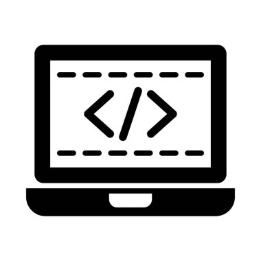 Kişisel ve Ticari Kullanım için Kodlama Vektörü Kabartma Simgesi