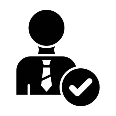 Kişisel ve Ticari Kullanım için Doğrulanmış Kullanıcı Vektörü Kabartma Simgesi