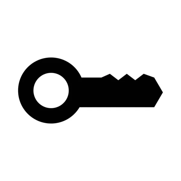 Key Vector Glyph Ikon För Personligt Och Kommersiellt Bruk — Stock vektor