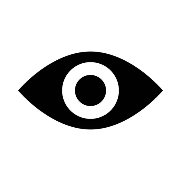 Vision Vector Glyph Icon Für Den Persönlichen Und Kommerziellen Gebrauch — Stockvektor