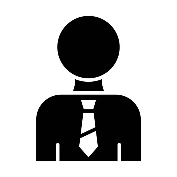 User Vector Glyph Icon Für Den Persönlichen Und Kommerziellen Gebrauch — Stockvektor