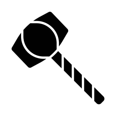 Kişisel ve ticari kullanım için Çekiç Vektörü Kabartma Simgesi