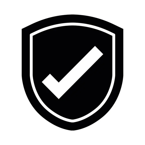Protector Vector Glyph Icon Para Uso Personal Comercial — Vector de stock