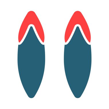 Kişisel ve ticari kullanım için Wolfberry Glyph İki Renk Simgesi