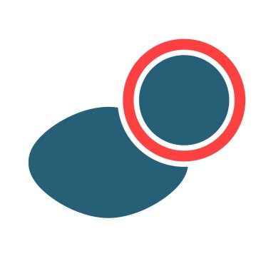 Kişisel ve ticari kullanım için Hindistan cevizi kabartması iki renk simgesi