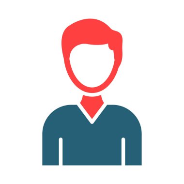 Kişisel ve ticari kullanım için Avatar Glyph İki Renk Simgesi