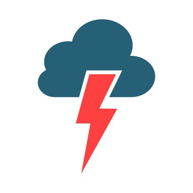 Kişisel ve ticari kullanım için Storm Glyph İki Renk Simgesi