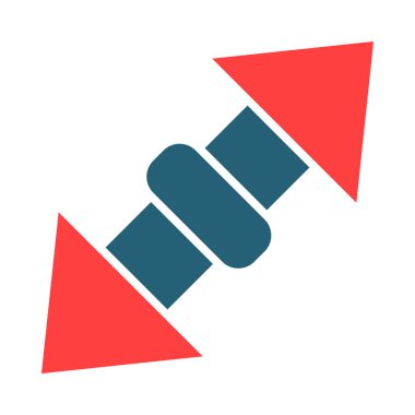 Kişisel ve ticari kullanım için 2 Renk Simgesini Yeniden Boyutlandır