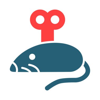 Oyuncak Fare Parlaklığı Kişisel ve Ticari Kullanım İçin İki Renk Simgesi