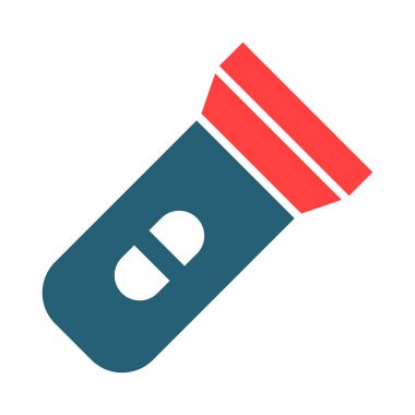 Kişisel ve ticari kullanım için Meşale Sembolü İki Renk Simgesi