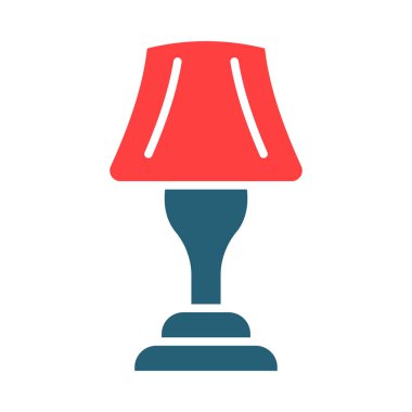 Kişisel ve Ticari Kullanım İçin Lamba Kabartma İki Renk Simgesi