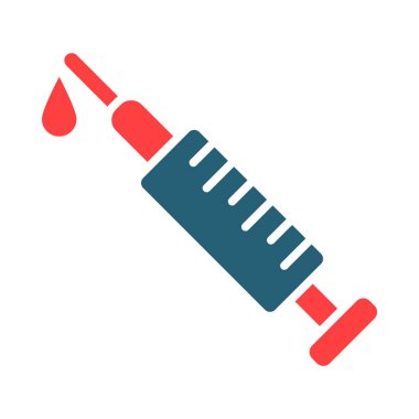 Kişisel ve ticari kullanım için enjekte edilen iki renk simgesi