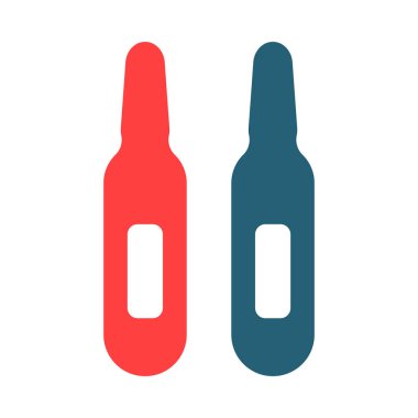 Kişisel ve ticari kullanım için Ampul Kabartma İki Renk Simgesi