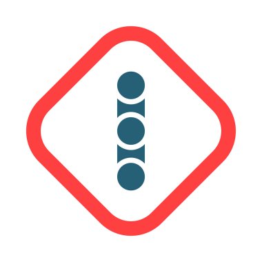 Trafik Işıkları Kişisel ve Ticari Kullanım İçin İki Renk Simgesi