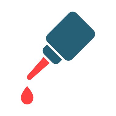 Kişisel ve ticari kullanım için Yağlayıcı Kabartma İki Renk Simgesi