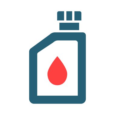 Kişisel ve ticari kullanım için Yağlı Kabartma İki Renk Simgesi