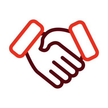 Kişisel ve ticari kullanım için Kalın Çizgi İki Renk Simgeleri