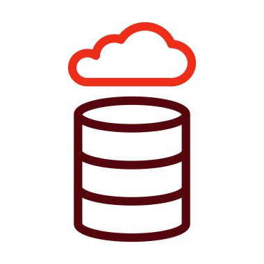 Kişisel ve ticari kullanım için Kalın Satır İki Renk Simgeleri Toplama Verisi