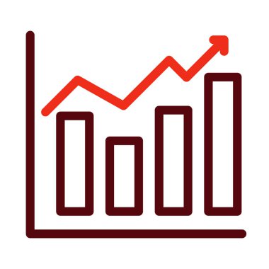 Kişisel ve Ticari Kullanım İçin Kalın Çizgi İki Renk Simgesi