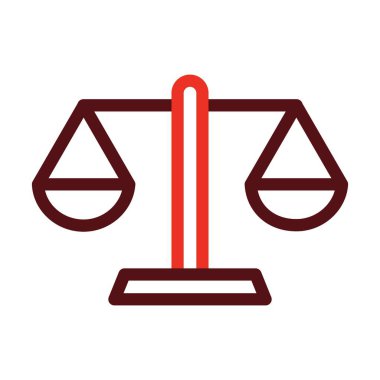 Kişisel ve ticari kullanım için Kalın Çizgi İki Renk Simgelerini Ölçekle