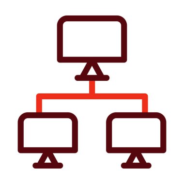 Kişisel ve Ticari Kullanım İçin Paylaşımcı Kabartma İki Renk Simgesi