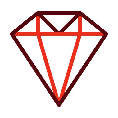 Kişisel ve Ticari Kullanım İçin İki Renk Simgesi Değer