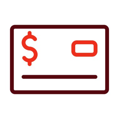 Kişisel ve ticari kullanım için Kart Kabartma İki Renk Simgesi