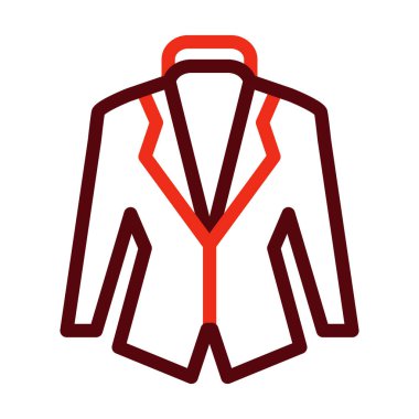 Damat Glyph İki Renk Simgesi Kişisel ve Ticari Kullanım İçin