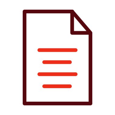 Kişisel ve ticari kullanım için Merkez Hizalama İki Renk Simgesi